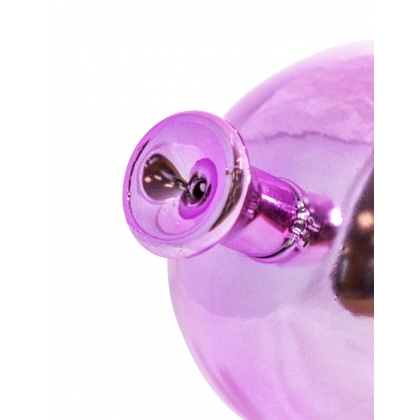 Chien-ballon rose pétant