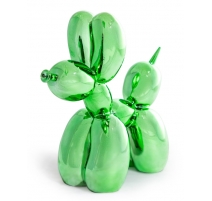Chien-ballon vert pétant