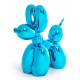 Chien-ballon bleu pétant