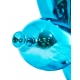 Chien-ballon bleu pétant