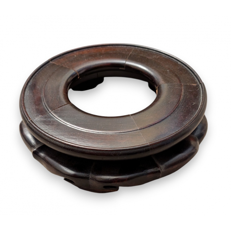 Chinese carved wooden plinth