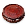 Chinese carved wooden plinth