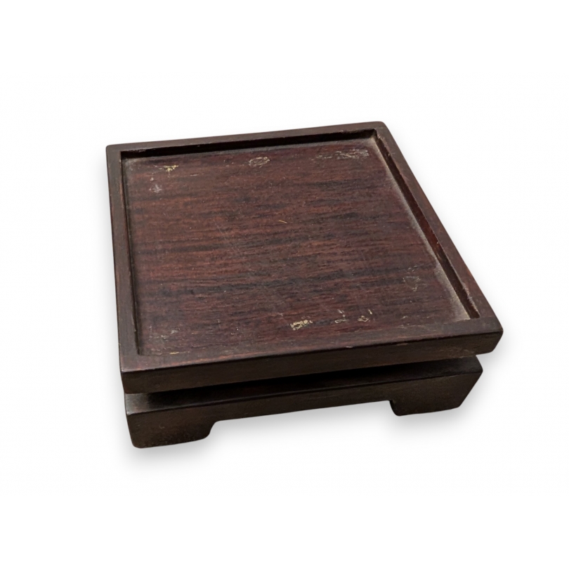 Square Chinese wooden plinth
