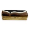 Agate and gold-plated brass box