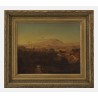 Tableau \"Paysage du sud\" signé E. DUVAL