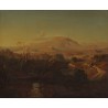 Tableau \"Paysage du sud\" signé E. DUVAL