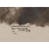 Gravure "Renard dans la pénombre" signé HAINARD