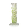 Vase tube "Feuillage vert" signé GALLÉ