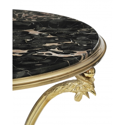 Guéridon style Empire en bronze doré
