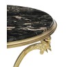 Guéridon style Empire en bronze doré
