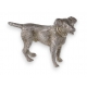 Chien en argent par S.M.D. Castings