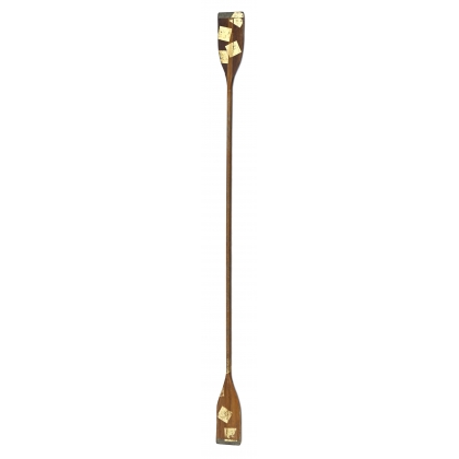 Pagaie en bois et feuille d\'or