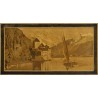 Panneau "Le château de Chillon" signé ROSEANAU