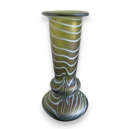Green vase by Ferdinand von Poschinger