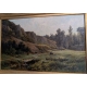 Tableau "Paysage" signé E. BEERNAERT