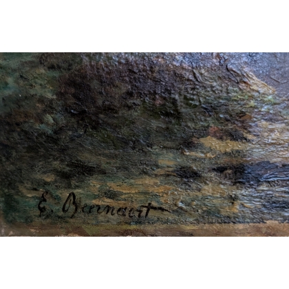 Tableau \"Paysage\" signé E. BEERNAERT