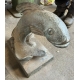 Goulot de fontaine Poisson en bronze
