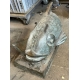 Goulot de fontaine Poisson en bronze