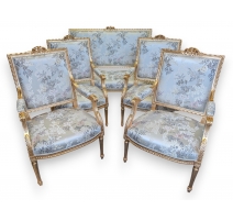 Salon style Louis XVI doré