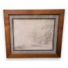 Lavis, signé DE LA RIVE, daté 1802.  sur Moinat SA  - Antiquités décoration -  Gouaches, Aquarelles, Pastels