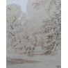 Lavis, signé DE LA RIVE, daté 1802.  sur Moinat SA  - Antiquités décoration -  Gouaches, Aquarelles, Pastels