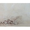 Lavis, signé DE LA RIVE, daté 1802.  sur Moinat SA  - Antiquités décoration -  Gouaches, Aquarelles, Pastels