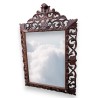 Miroir en bois sculpté italien