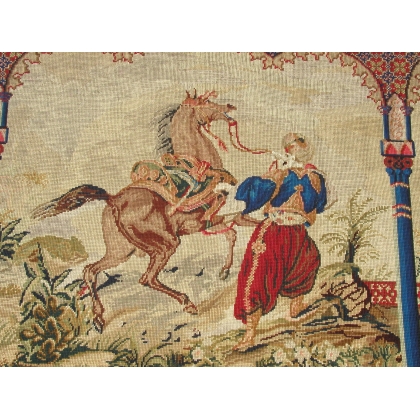 Tapisserie orientaliste d'après VERNET sur  Moinat SA  - Antiquités décoration