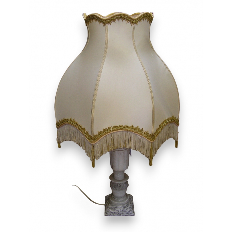  Lampe de table avec abat-jour en albâtre sur  Moinat SA  - Antiquités décoration