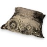 Grey velvet cushion