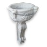 White marble washbasin