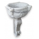 Lavabo en marbre blanc