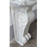 White marble washbasin