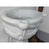 White marble washbasin
