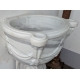 Lavabo en marbre blanc
