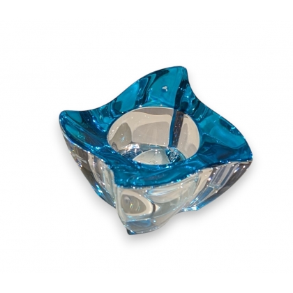 VILLEROY & BOCH blue glass ashtray