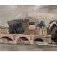 Tableau "Paris" signé Francis LODS