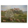 Tableau \"Châteu de Champvent\" signé S. DAUGHTA