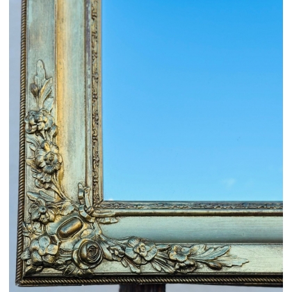  Miroir rectangulaire Napoléon III doré sur  Moinat SA  - Antiquités décoration