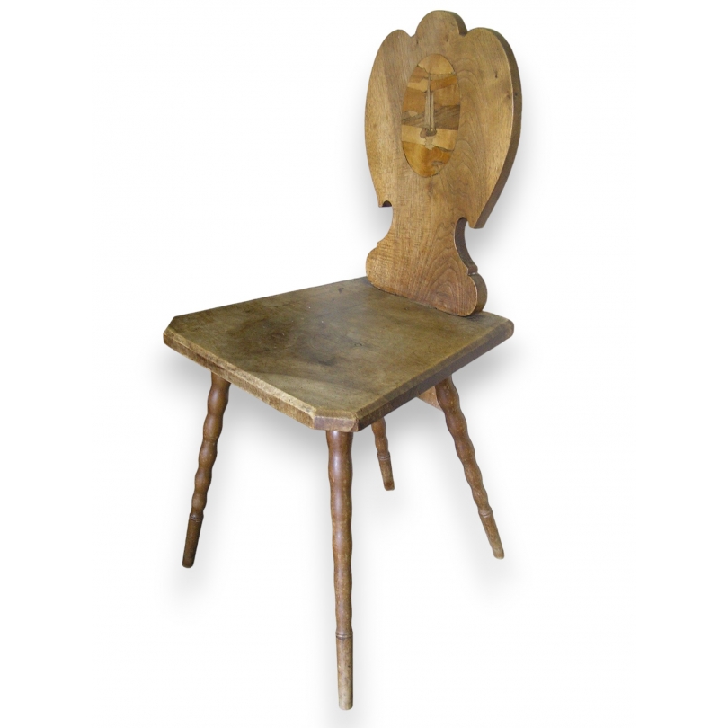 Baroque-style stool in walnut from  Moinat SA  - Antiques and home décor