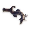 Rococo-style fish-shaped fountain spout with a patina finish