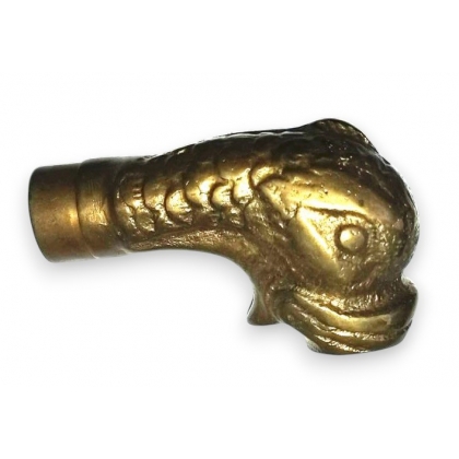 Fish-head fountain spout
