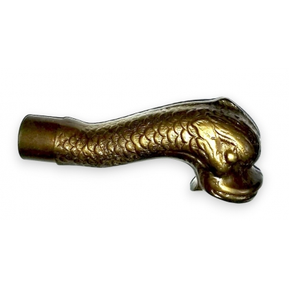 Fish-head fountain spout
