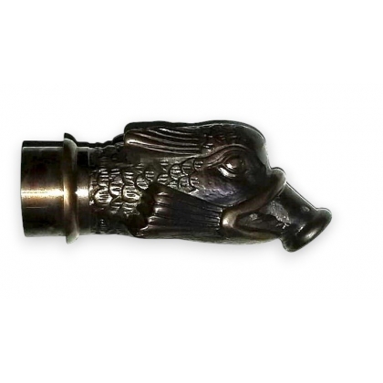 Fish-head fountain spout, weathered