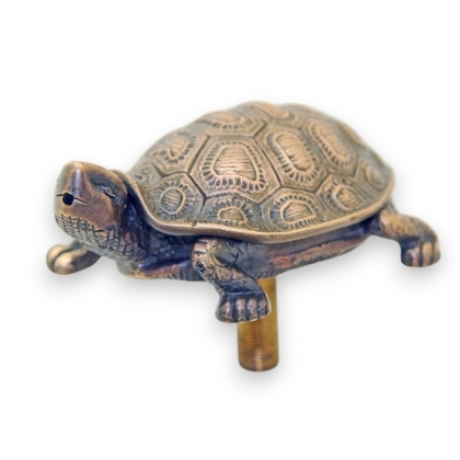 Turtle-shaped drinking fountain spout