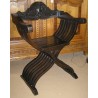 Dagobert Renaissance Curule Armchair at  Moinat SA  - Antiques and interior design