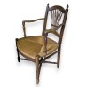 Pair of straw-seated armchairs, 20th century, from Moinat SA – Antiques and home décor