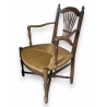 Paire de fauteuils Provençaux paillés