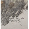 Gravure "Cerfs axis" signé HAINARD