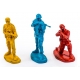 Set de 3 soldats en résine